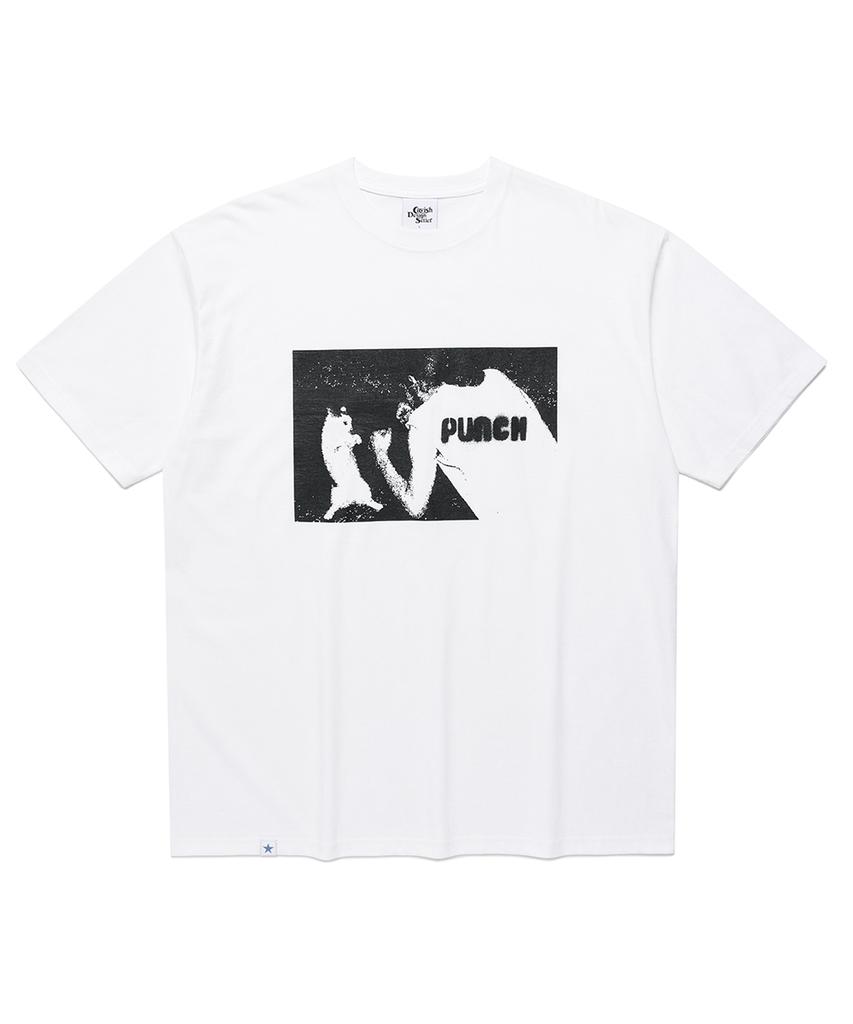 CAVISH Punch Ss Tee White(Cv2Fmut504A)