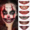 18 Style Randomly Sent Halloween Scary Big Mouth Temporary Tattoo Waterproof Long Lasting Do Not Stimulate Safety Tattoo Sticker