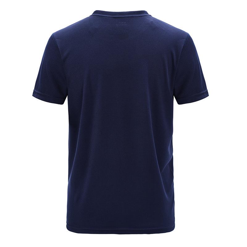 2023 Men's Quick-Dry Outdoor Casual T-Shirt, Plus & Big Sizes, Couple Style, Solid Color, Elastic, Summer Wear