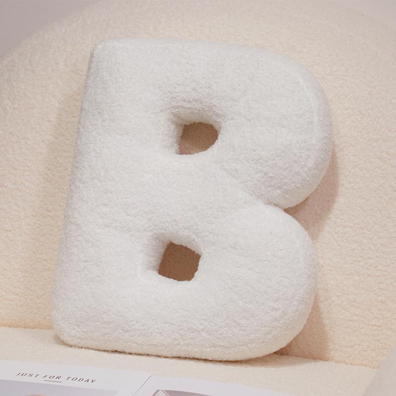 

Plush Letter Pillow Animal Plush Toy For Kids Bedroom Decor B