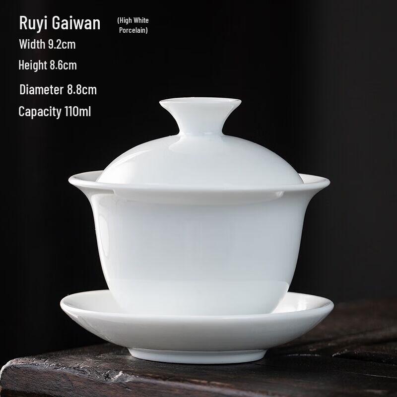Dehua Ceramic Gaiwan Tea Cup