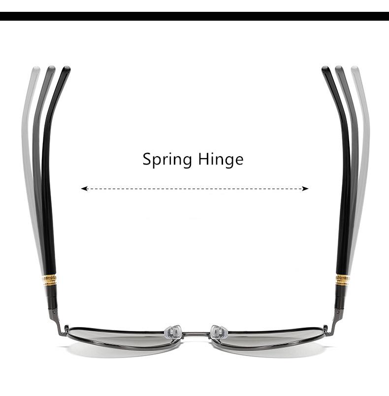 Luxury Men's Polarized Sunglasses Driving Sun Glasses For Men Women Brand Designer Male Vintage Black Pilot Sunglasses UV400