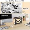 Mail Organizer Countertop Desk Sorter Mail Organizer Desktop Letter Organizer Document Storage Rack Modern Cutout Envelope