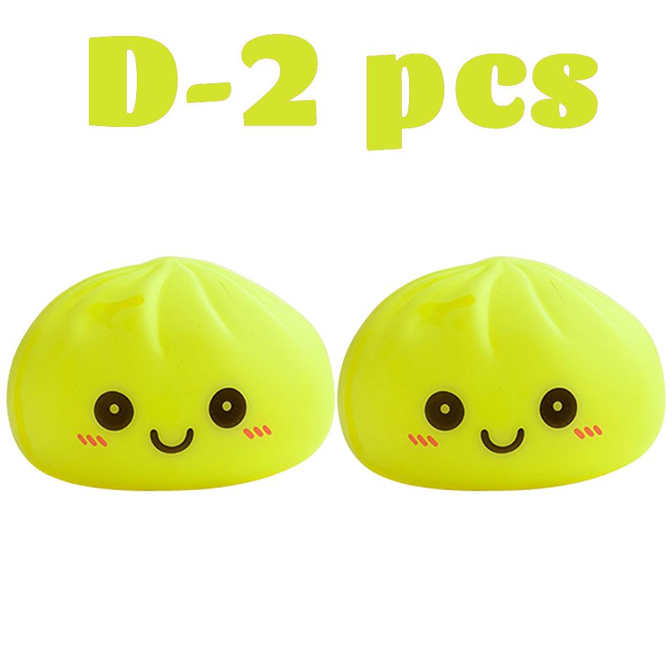 2027 Simulation Dumpling Squishy Night Light Soft Lightup Bubble Spitting Bun Birthday Gift Colorful Dumping Toy Squishy Gifts