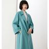 Yiliteng Women's Double-Faced Pure Wool Belted Mid-Length Coat YTMDG9069