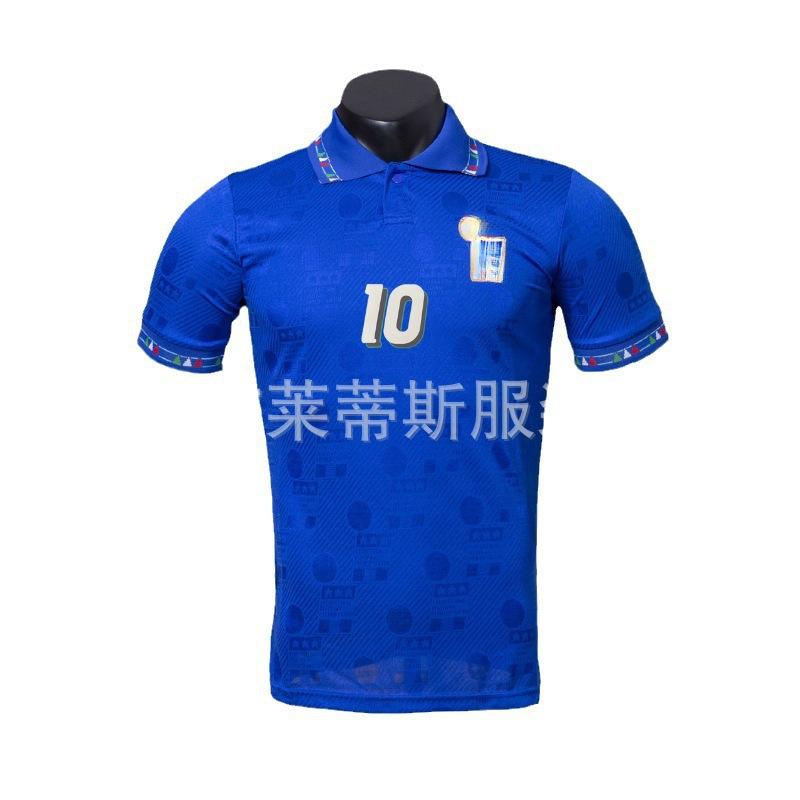 1994 Italy home away retro jersey No. 10 Baggio Thai jersey short-sleeved football jersey