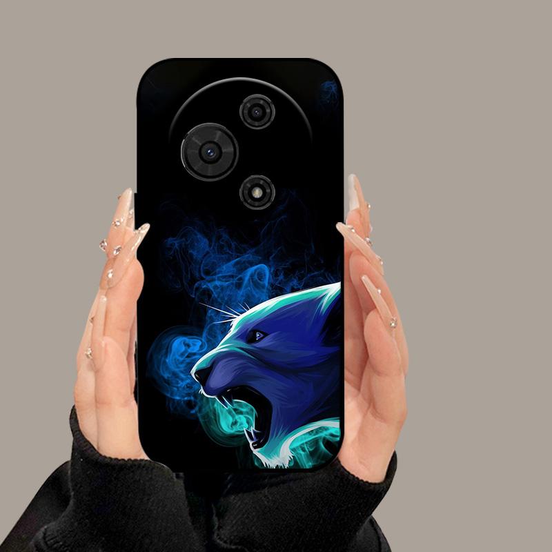 For TCL 605 T517D Case Cute Cartoon Painted Soft Silicone Cover for TCL 60 SE TCL605 60SE Luxury Shockproof Bumper Fundas Cases
