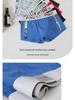 Mi Bo Er Men's Cotton Boxer Briefs: Trendy, Loose-Fit, Youthful Style.