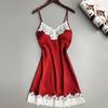 Satin Sleepwear Women Ladies Nightwear Nightdress Sexy Lingerie