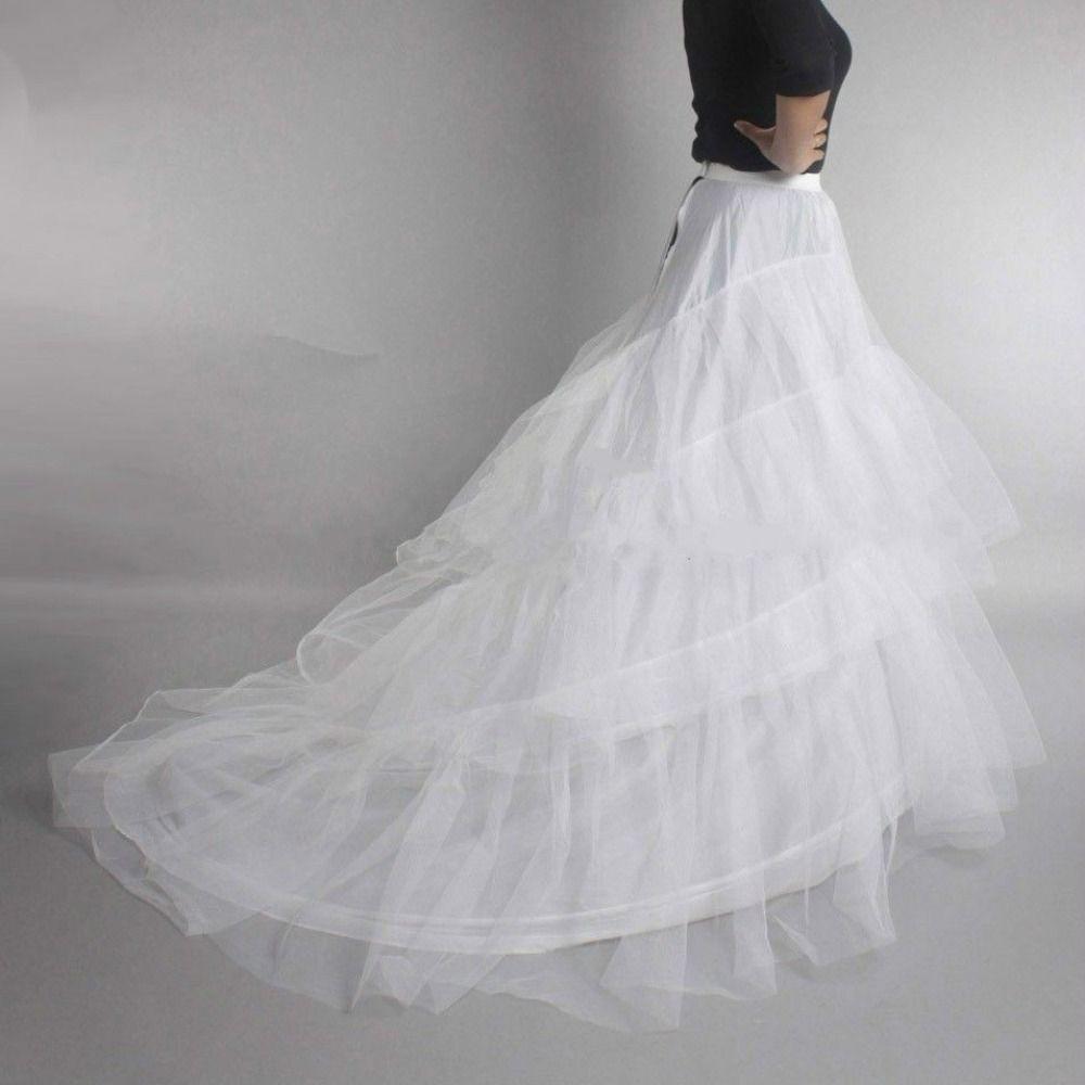 Gauze Wedding Underskirt Puffy Design Prom Crinoline High Quality Bridal Petticoat  Formal Events