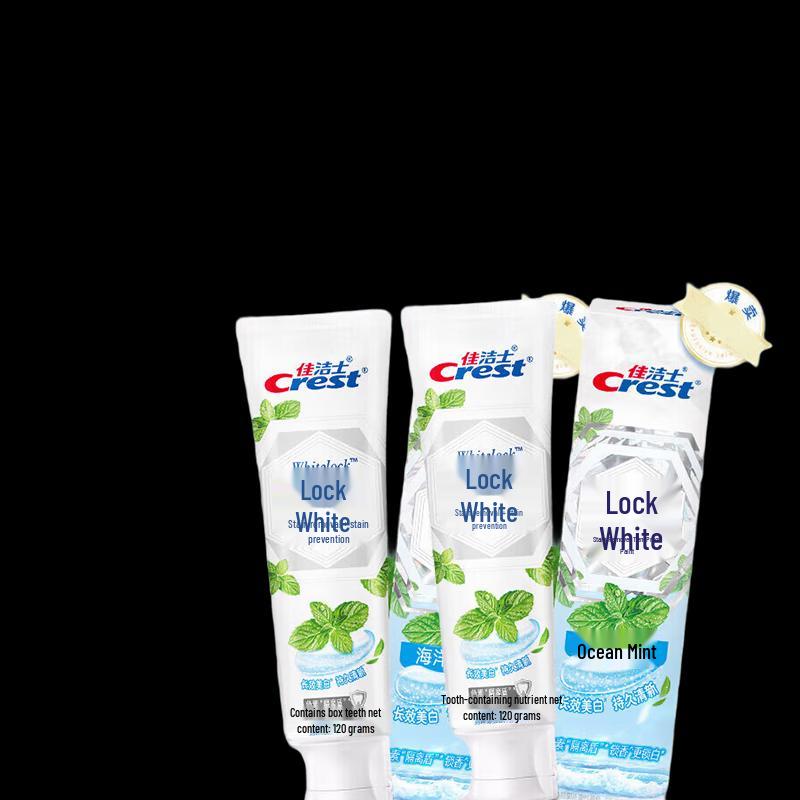 Crest Dual-Color Lock White Toothpaste