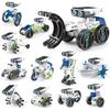 12 in 1 Science Experiment Solar Robot Toy DIY Building Powered Learning Tool Education Robots Technological Gadgets Kit for Kid