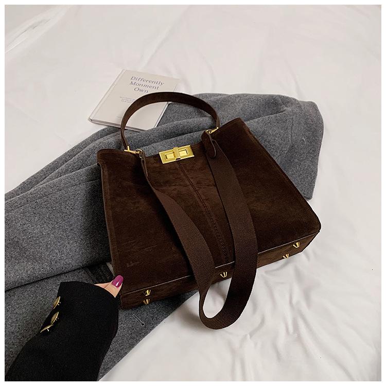 

Женская ретро матовая сумка через плечо - Коллекция Осень-Зима, Большая вместимость, Роскошная сумочка