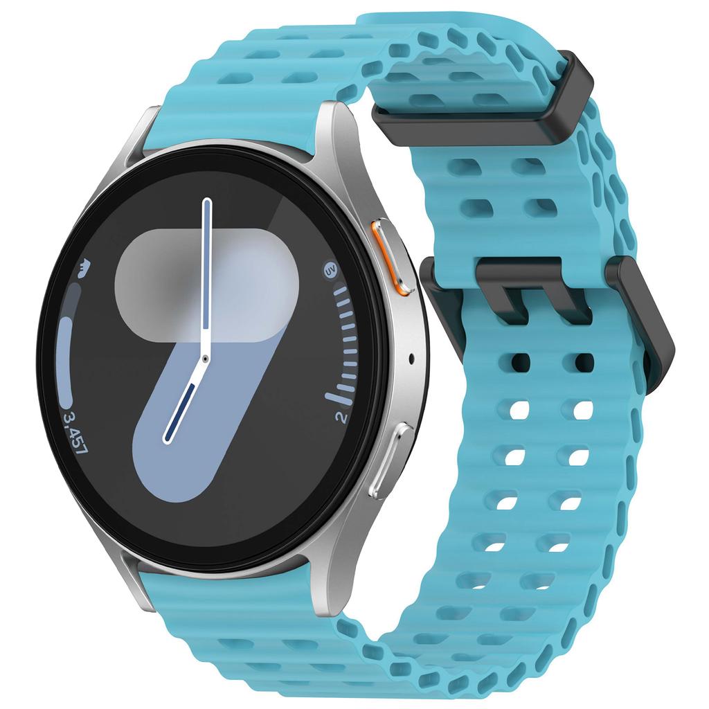 Ocean Band for Samsung Galaxy Watch 7 FE 5 6 4 Classic 5 pro 40 44mm NO Gaps Silicone Bracelet correa Galaxy Watch6 watch4 Strap