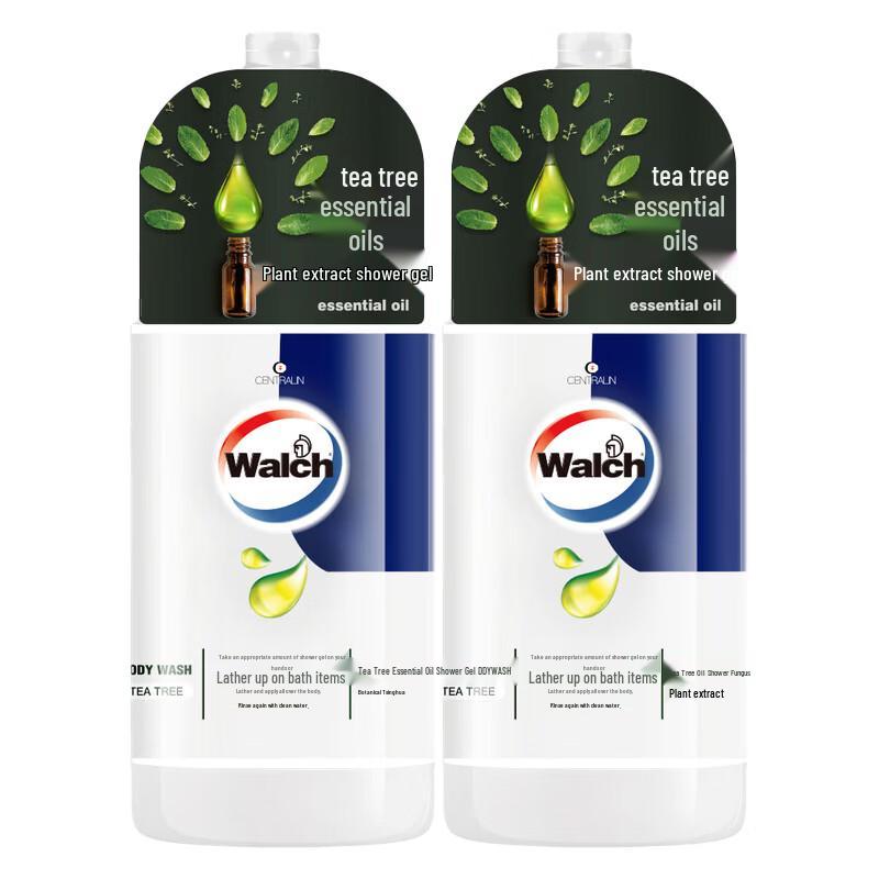 Walch Tea Tree Essential Oil Shower Gel (2x300ml)