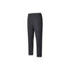 FILA Solid Color Straight Leg Fitness Woven Knitted Sports Pants Men bottoms Deep-Black A11M411804F-BK