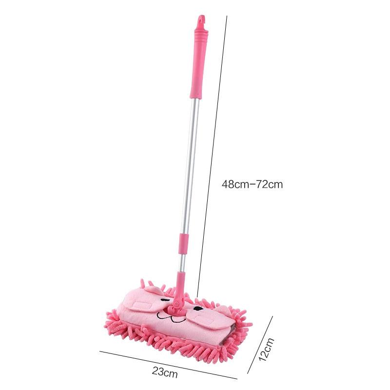 Cleaning Play Childrens Mop Set With Reusable Dustpan Flat For Tool Educational