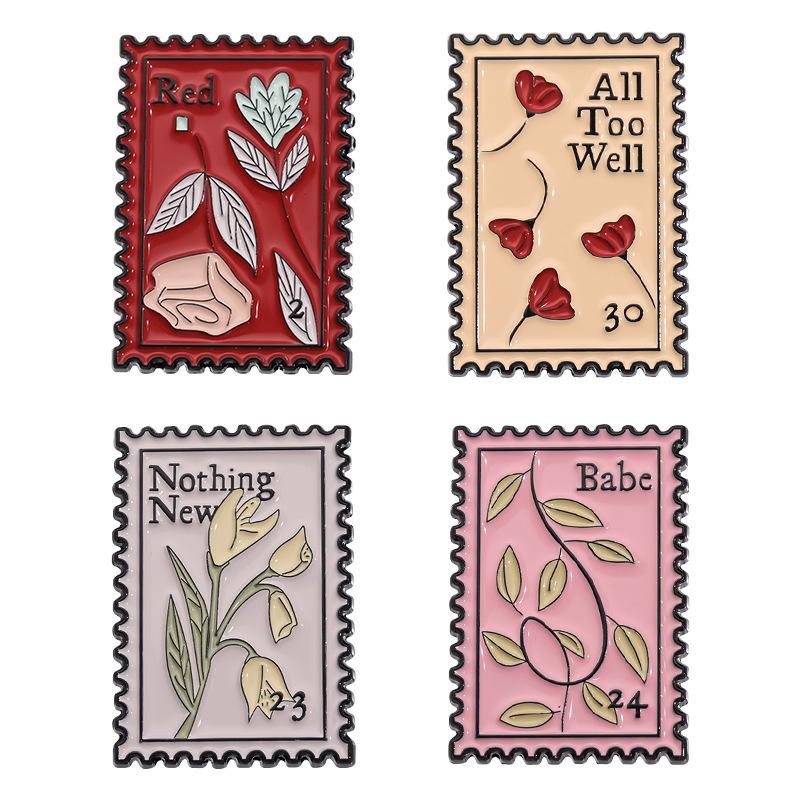 3-9pcs/set Famous Female Music Singer Enamel Pin Song Lyrics Souvenir Brooches Lapel Badge Party Jewelry Gifts For Fans Friends