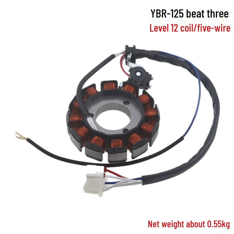 Yamaha JYM125/YBR/YBE Motorcycle Ignition Coil Stator Assembly Magneto
