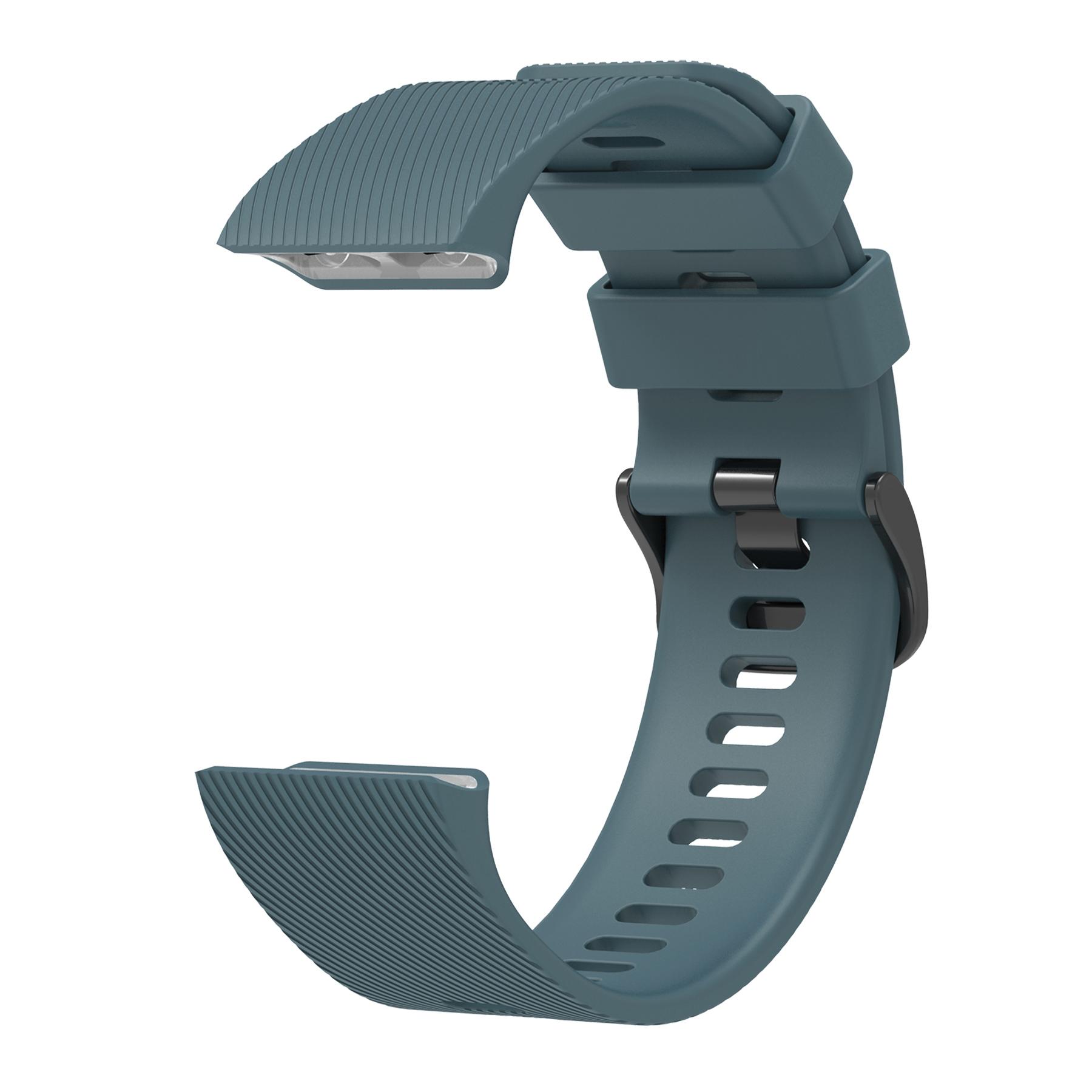 

Силиконовый ремешок для Garmin Forerunner 35/30, регулируемый ремешок для часов с черной пряжкой Dark Green