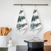 2pcs/set Kitchen Towels 40x60cmChristmas treeHand Towels Christmas Decorations for Home Noel Dish Towels Gifts