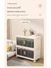 Folding Multi-Layer Plastic Storage Cabinet for Bedroom & Living Room