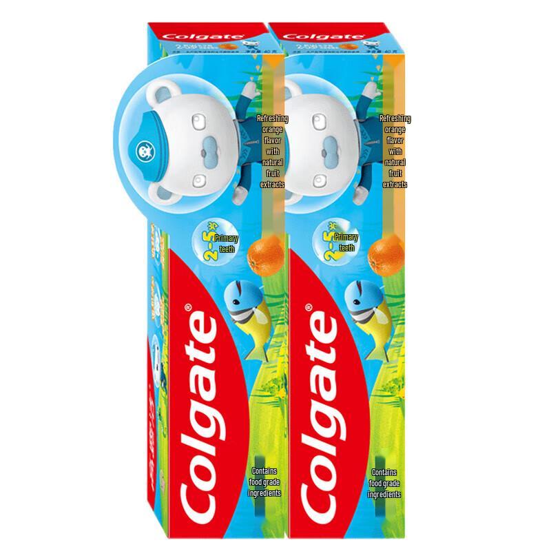 Colgate Kids Fluoride Toothpaste - Orange Fruit Flavor (2-Pack)