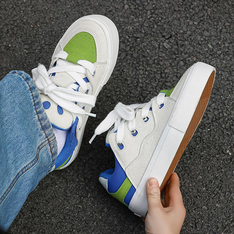 Fashion Board shoes men 2025 retro skateboard shoes men Korean version trendy shoes Four season couple casual sports shoes versatile