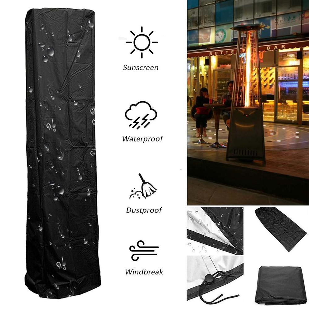 2/1PCS Pyramid Torch Patio Heater Cover Heavy Duty Standing Patio Heater Protector For Outdoor Triangle Glass Tube Heater