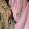 Statement Heavy Metallic Long Necklace For Women Personality Chains Luxury Bag Design Pendant Runway Jewelry