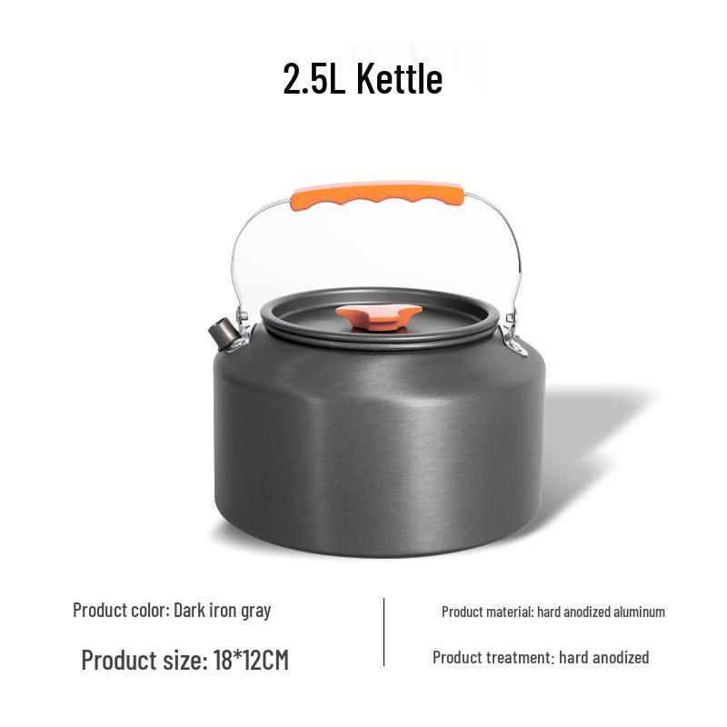 Large Capacity Portable Camping Kettle and Teapot for Outdoors