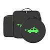 Portable Waterproof Charging Cable Storage Bag - Flame Retardant & Shockproof for EV Chargers