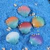 10Pcs Diy Resin Adorable Glitter Colorful Starfish Shell For Home Wedding Diy Embellishments Mobile Phone Case Diy Decoration
