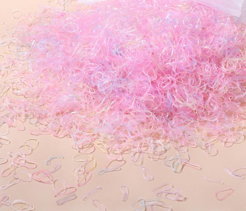 Women'S Hair Tie Disposable Rubber Band Color High Elastic Hair Band Set Does Not Hurt Hair Headrope Hair Accessories 2552