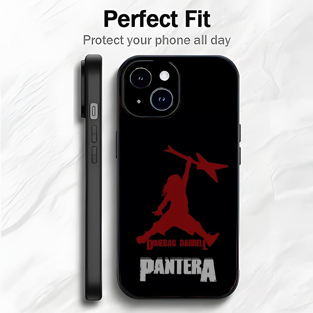 Heavy Metal Band P-Pantera Phone Case Phone Case Soft Packaging Lightweight For iPhone17 16 15 14 13ProMax
