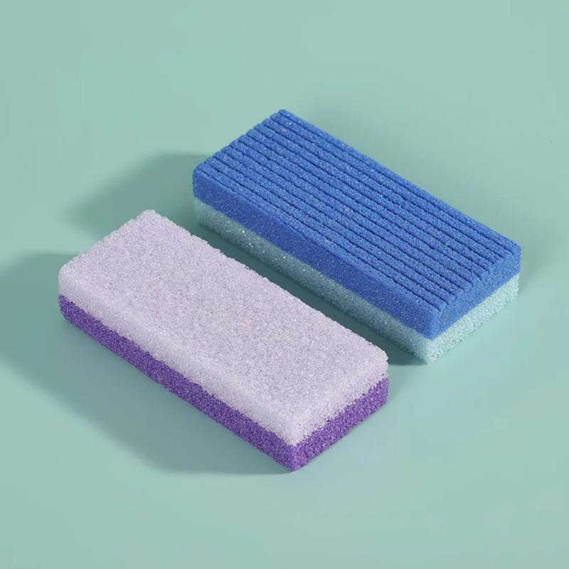 

Двусторонний роговой массажный инструмент для ног, педикюр, губка для омертвевшей кожи ног, мозолистый отшелушивающий камень, скраб для удаления твердой кожи, уход за ногами 2PCS