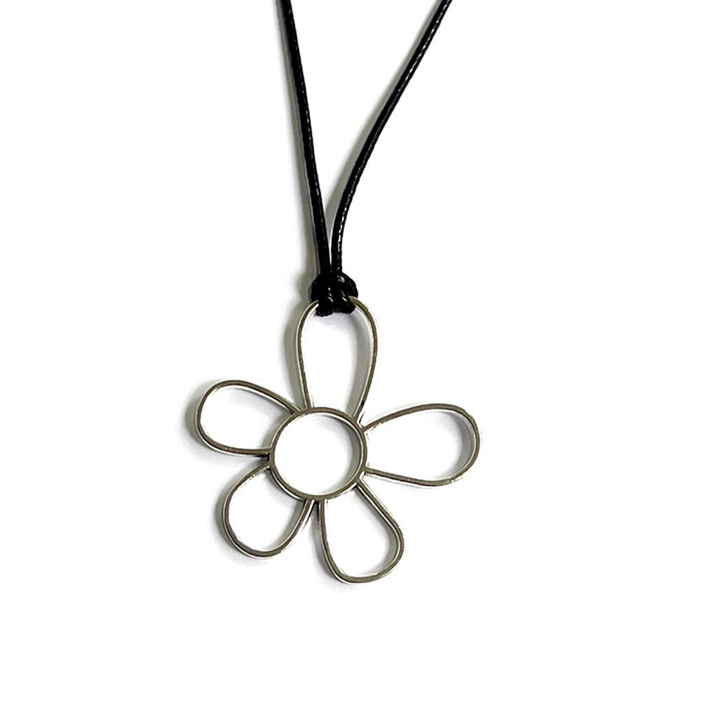 Silver/Gold Hollow Flower Pendant Charms Jewelry Making Supply Flower Connector