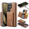 2 In 1 Case For Samsung Galaxy S25 S24 S23 S22 Ultra FE 4G 5G Magsafe Wallet Magnetic Leather Card Holder Pocket Cover