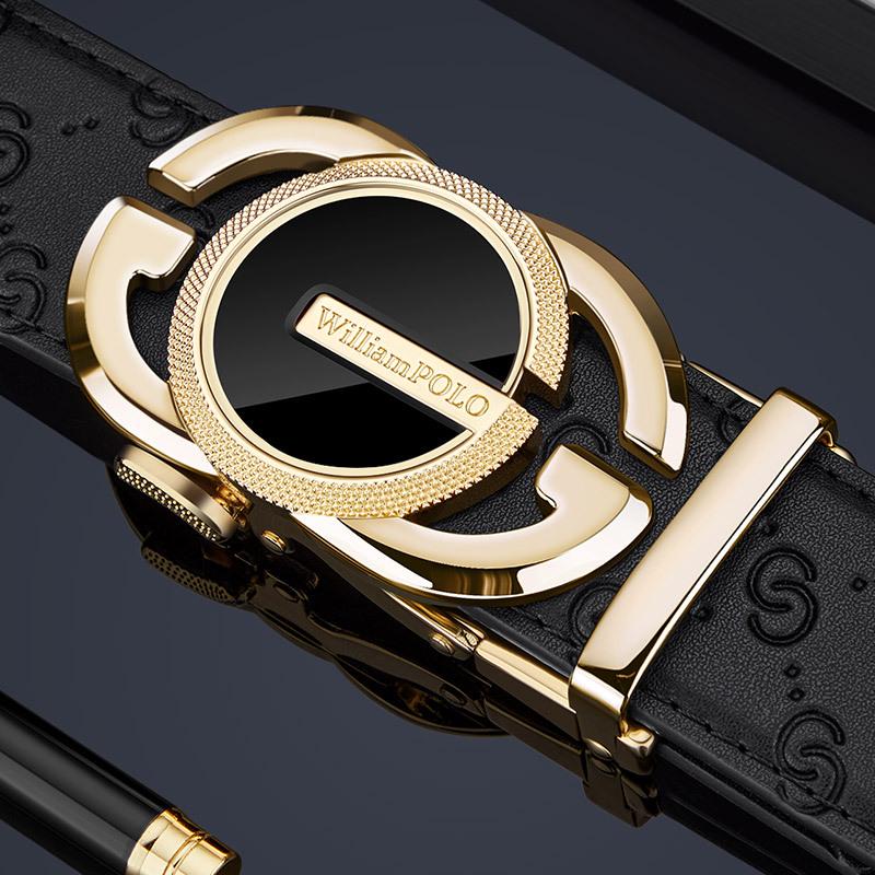 

Мужской ремень King Paul из натуральной кожи высшего качества - роскошный модный аксессуар для молодых мужчин 125cm