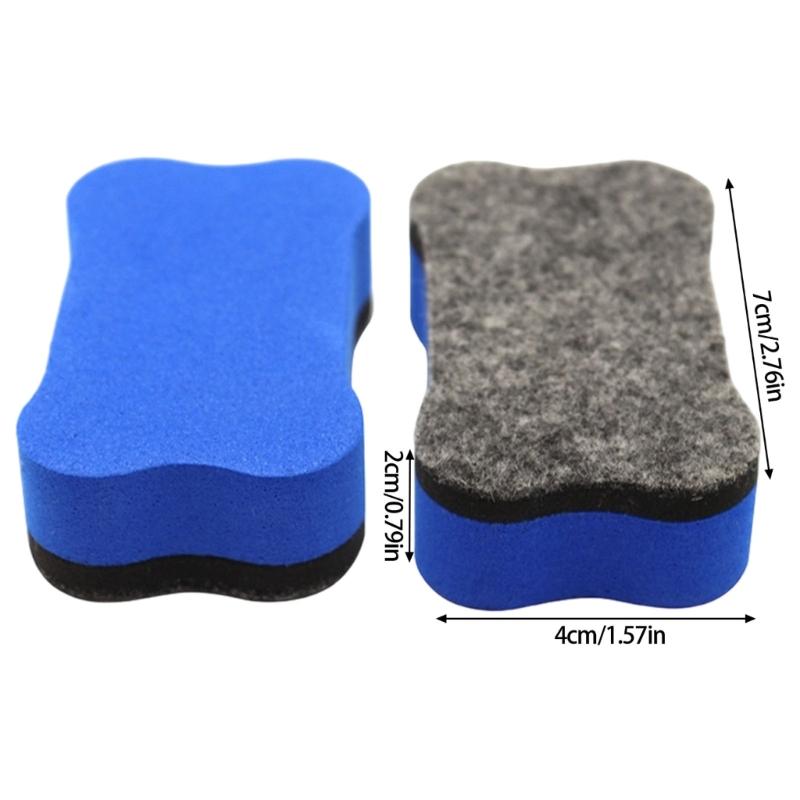 24 Pcs Colorful Bone Shape Erasers Magnetic Dry Erases Board Eraser Whiteboard Eraser For Teachers Students