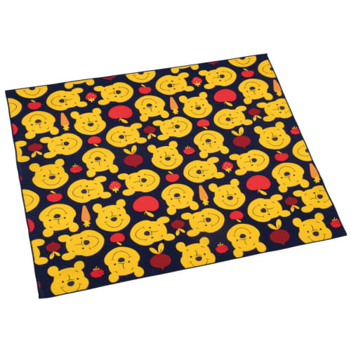 Skater Lunch Cloth, Large, 52x52cm, Disney Winnie the Pooh, LOVEGROW, Made in Japan, KB56-A