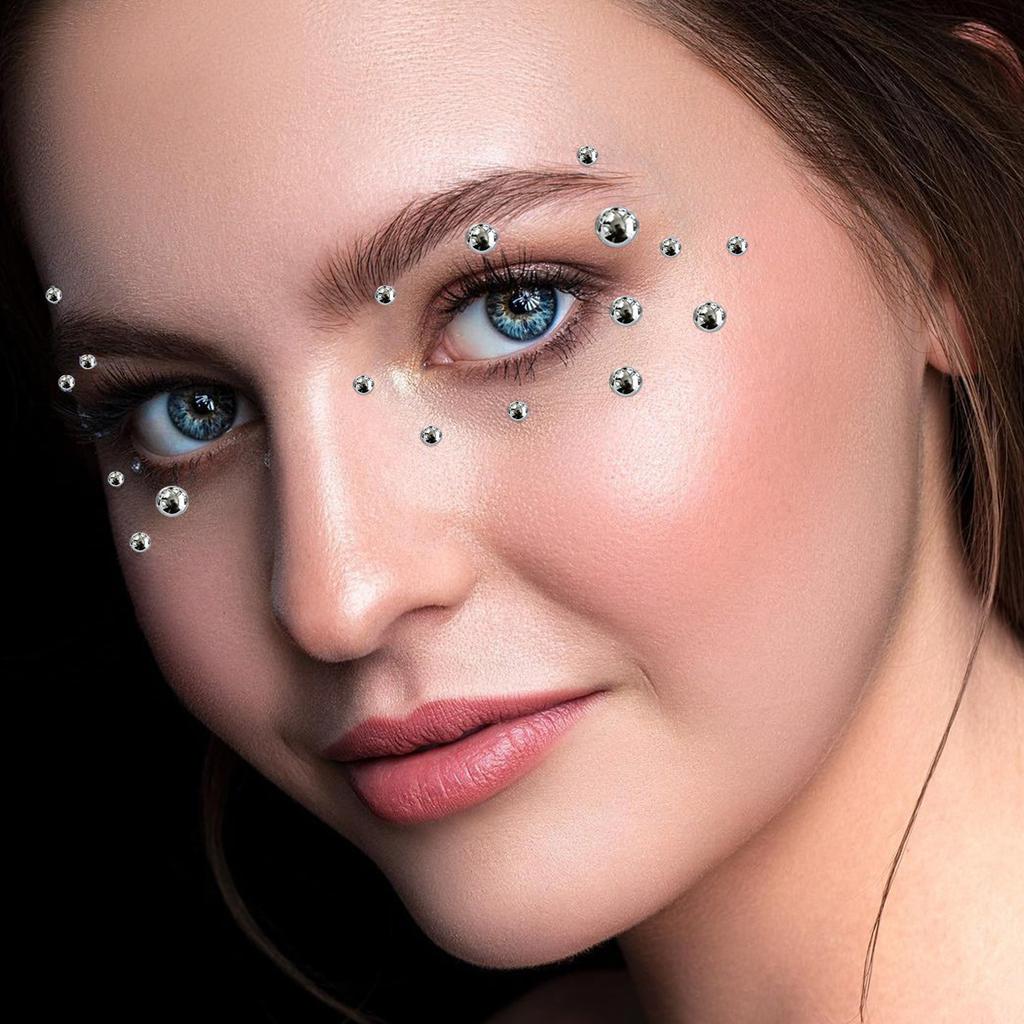 165pcs Punch Free Lip Stud Stickers, Nose Studs, Eyebrow Stud Stickers