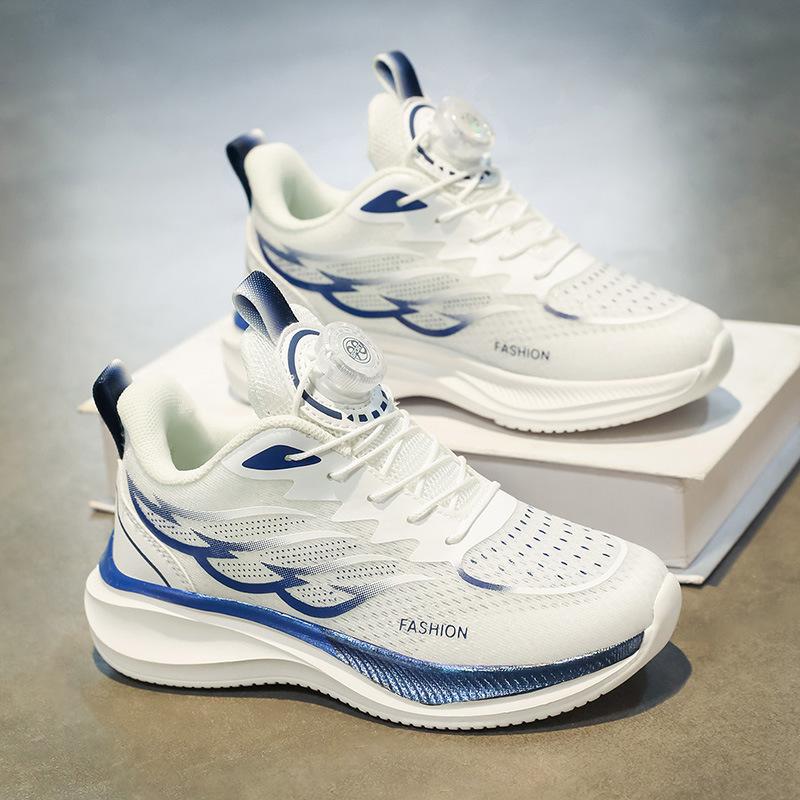 2025 New Sports Boy Summer Versatile Leisure Invisible Inner Height Increase Youth Thick-soled Shock Absorption Running Tide Shoes