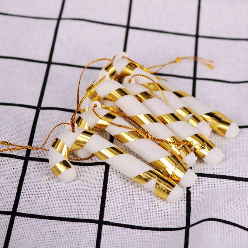 Hanging Decoration Holiday Decoration Candy Wand Christmas Pendant Decorative Crutch Candy Crutch