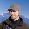 Windproof Knitted Earmuffs Cycling Cap Wool Beanie Hat Fashion Knitted Hat  Winter