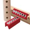 A96I-Round Pipe Punch Positioner Woodworking Self-Centering Pin Fixture Wood Straight Drilling Positioner Positioning Aid