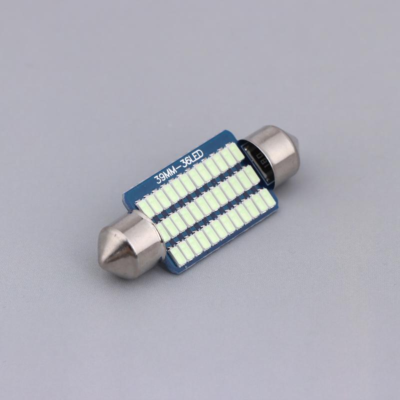 6Pcs C5W Led Bulbs Canbus Festoon Led For Car Interior Dome Trunk License Plate Lights 12V 300Lm 6500K White