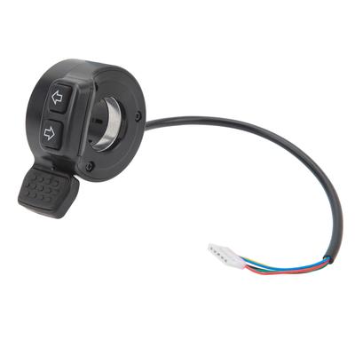 Acelerador de Polegar para Scooter Elétrica com Interruptor de Direção Esquerda/Direita Polegar para Bicicleta Elétrica