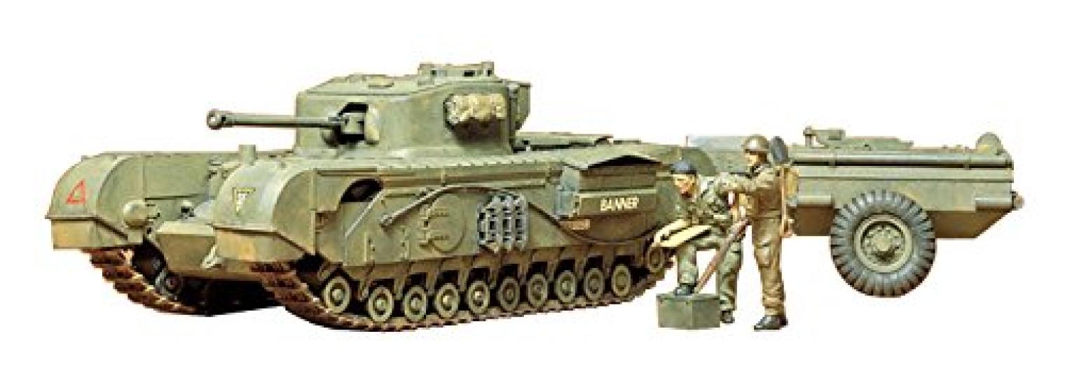 

Tamiya 135 Military Miniature Series Churchill Crocodile 35100