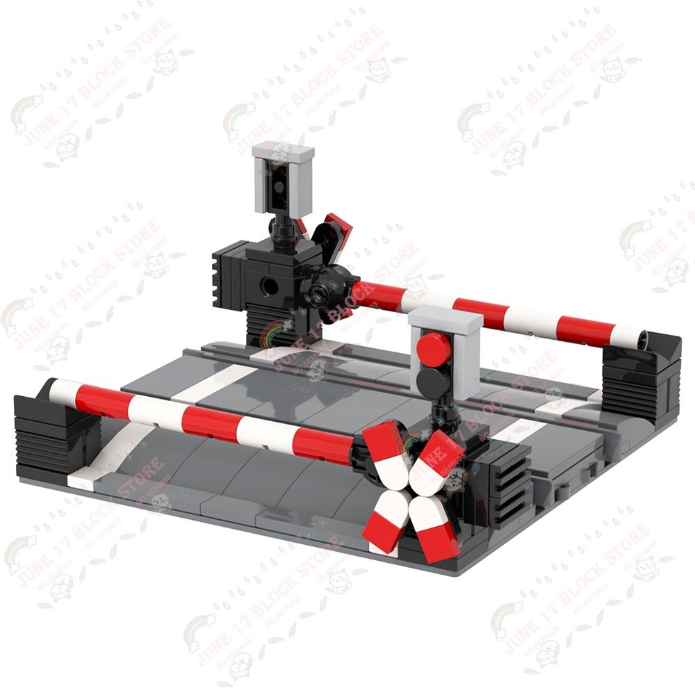 MOOI Stadt Öffentliche Einrichtungen Mobile Toiletten Telefonzellen Mülleimer Schaukelstühle Modellbausteine Montessori-Spielzeug MOC-Bausteine